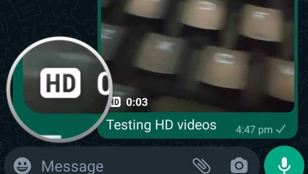 WhatsApp Introduces HD Videos Support for Enhanced Media Sharing